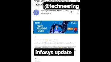 Infosys hiring update for 2022 students #infosys #infosysnews