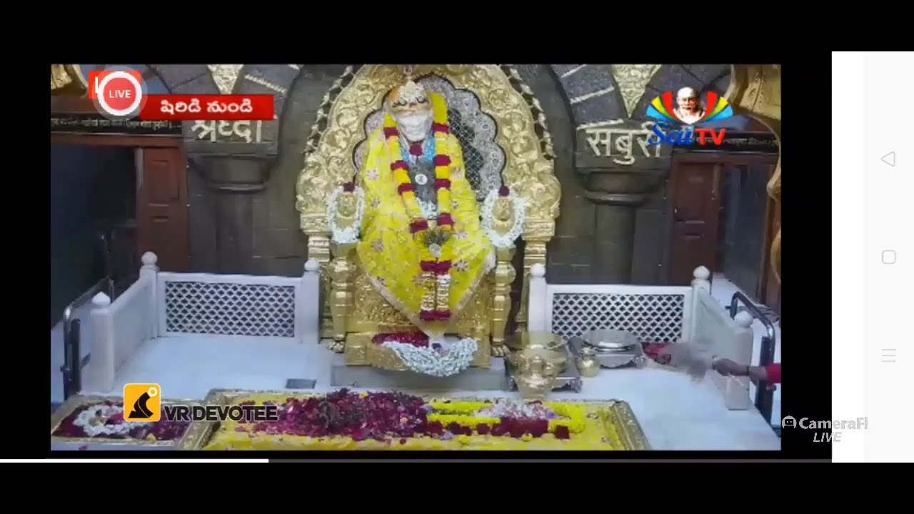 Technical Om's broadcast sai baba aarati - YouTube