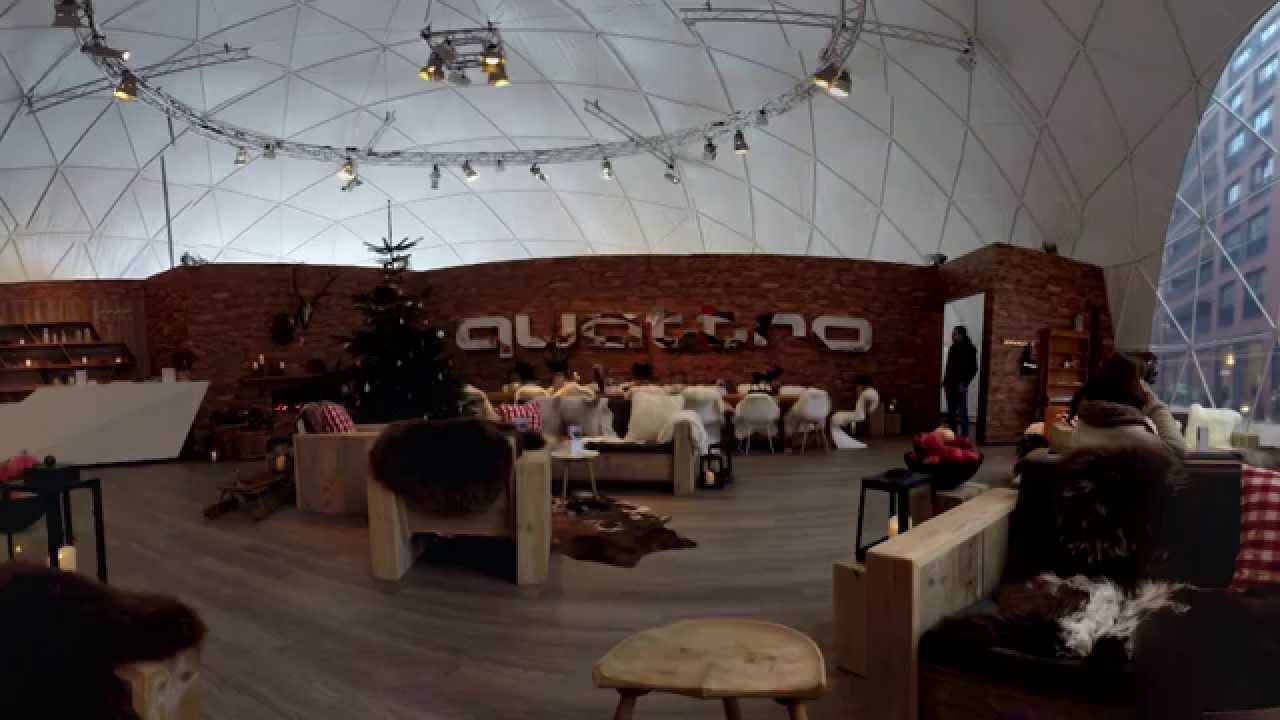 Audi quattro Winter Lounge - Hamburg mit Domzelt