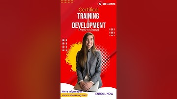 Certified Training & Development Professional