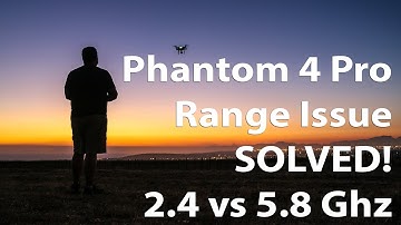Phantom 4 Pro Range Issue Solved | AUTO Problem 2.4 or 5.8 Ghz