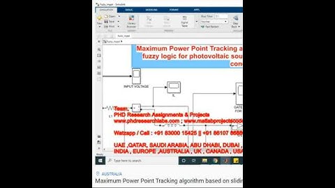 Maximum Power Point Tracking algorithm based on sliding mode and fuzzy logic for photovoltaic source