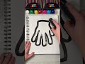 Activating my thick black posca mopr marker and drawing with it shorts