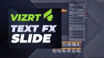 Vizrt 4 Text FX Slide Plugin Tutorial