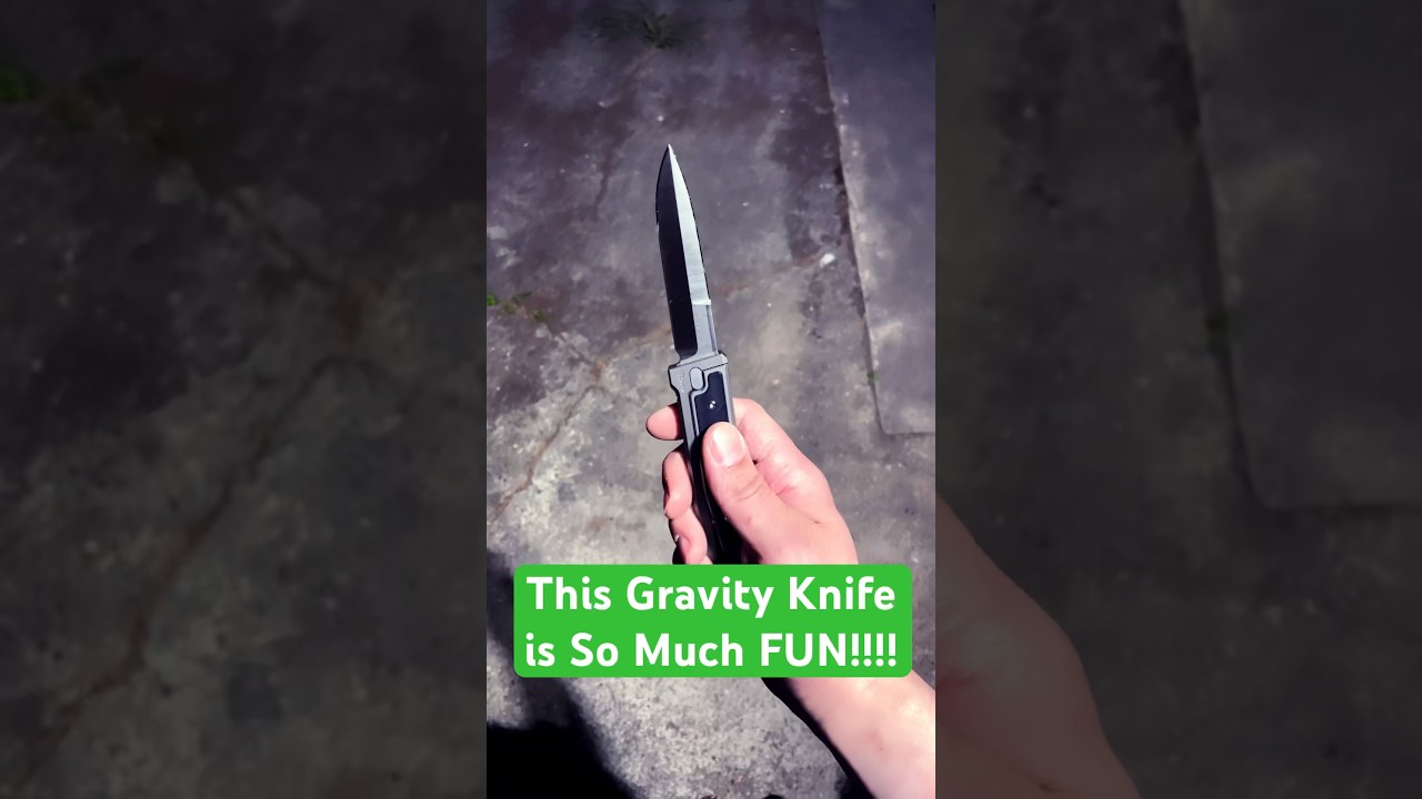 Folding Knife Tricks & Gravity Knife Fun! #shorts #knife #tricks #friday #skills #cool #ytshorts