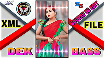 New Trending 💥 Old Purulia Dek Bass Over Bass Song 🎵 Alight & Xml File Video 🥀 Editing #xml #alight
