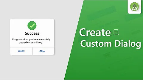 Create Custom Dialog in android || Android studio tutorial (2020)