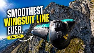 One of My Smoothest Wingsuit Lines EVER (RAW POV) 