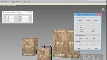 3DS ArchViz - Tools - Alignment
