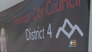 Vandal Draws Swastika On Fremont Councilmember's Campaign Signs