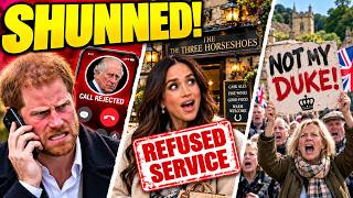 EXILE IN THE COTSWOLDS! Meghan Refused At Pub, Charles BLOCKS Harry & Sussex Locals REVOLT: Daily BS