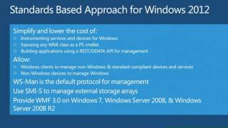 TechEd Europe 2012 Inside Windows Server 2012 Multi Server Management Capabilities