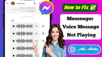 How to Fix Messenger Voice Message Not Playing (2024) | voice message not loading problem