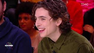 Timothée Chalamet and Armie Hammer on French TV (with English subtitles)