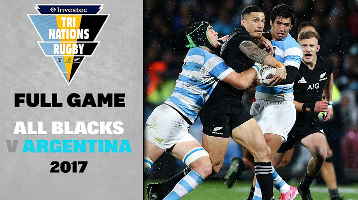 FULL GAME: All Blacks v Argentina (2017)
