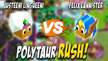POLYTAUR RUSH - Polytopia VS - Polytopia Replay 1v1 Review