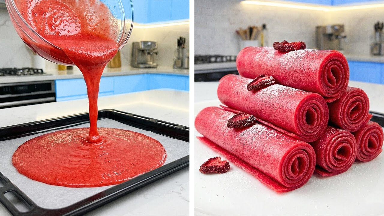 DIY Natural Fruit Rollups Using Only Two Ingredients and Your Oven!