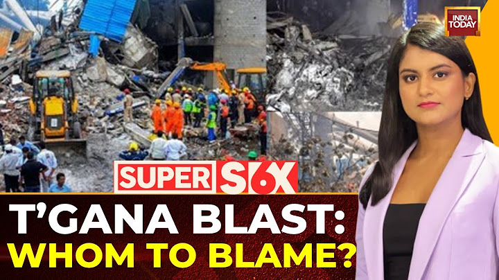 Telangana Factory Blast: 40 Dead, No Fire Clearance, Legal Loopholes Exposed | India Today