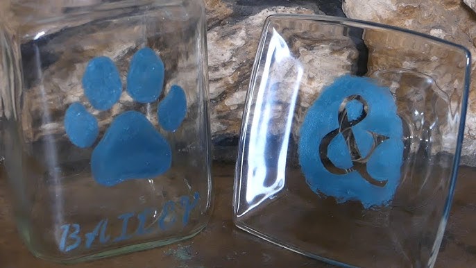 Etching Colored Glass -  - Glass Etching Supplies