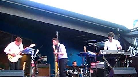 Delphic at Dangerbird Records in Los Angeles Performing "Halcyon"