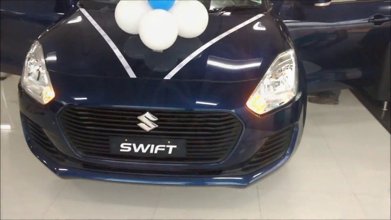 2018 Maruti Suzuki Swift Vdi Vxi Variant Blue Color Interior And Exterior Walkaround