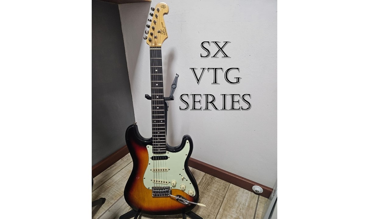 Guitarra SX VTG series Custom Handmade - YouTube