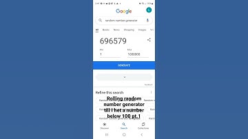 Rolling random number generator till I get a number under 100 pt.1