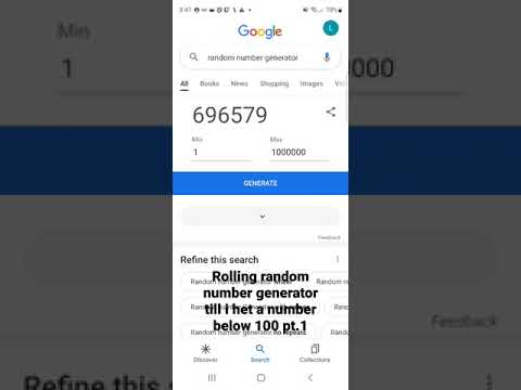 Rolling random number