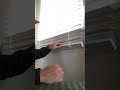 How to shorten levolor 2” faux wood cordless blinds part 1