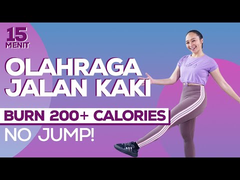 15 Menit Olahraga Santai JALAN DITEMPAT! Bakar Ratusan Kalori! Ramah Pemula | Walking Workout