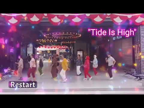 "Tide is High" Line dance, chor. Anna Soselisa (INA), danced by Cheer Liner