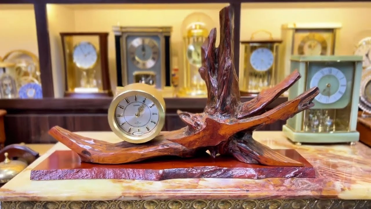 Đồng hồ gỗ lũa CITIZEN, mỗi tác phẩm là một độc bản
