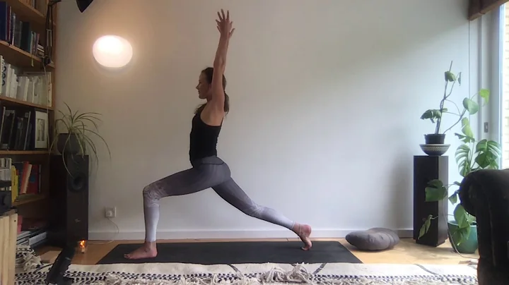 Evening yoga practice