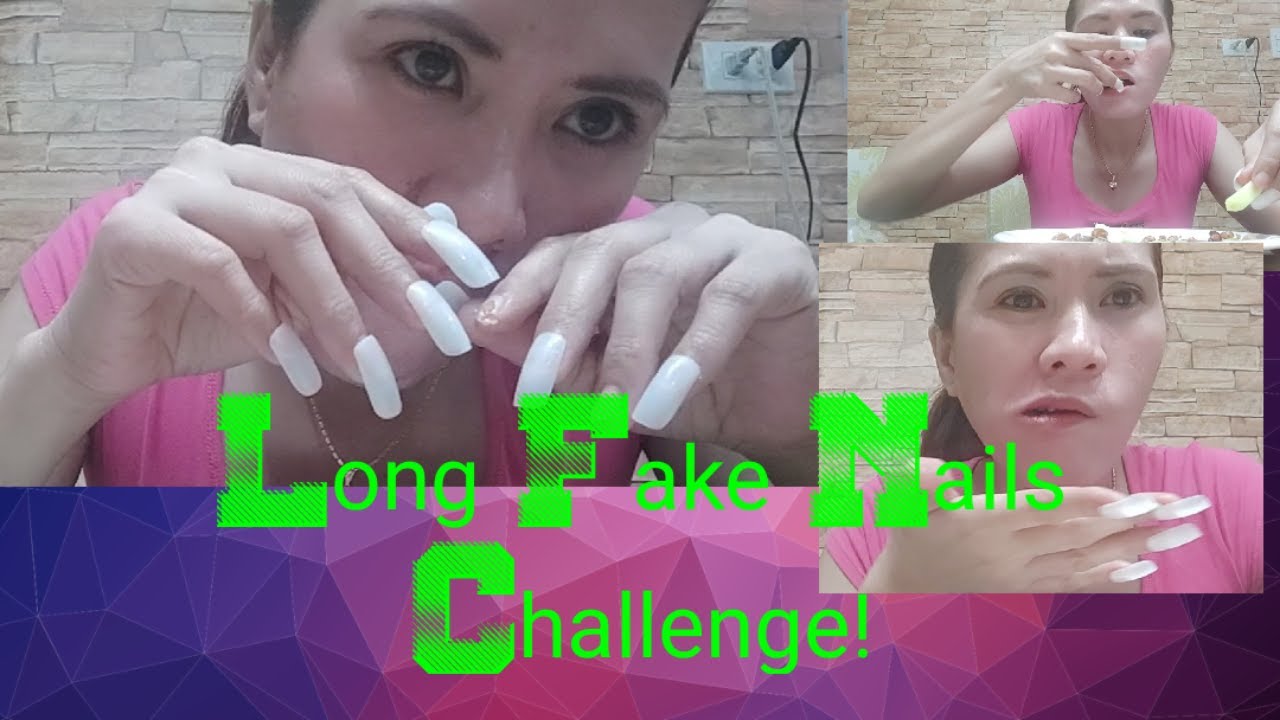 Long Nails Challenge! l How to eat? YouTube