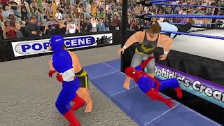 OCWF S0666 Captain America & Spiderman VS Frank Dux & Ray Jackson