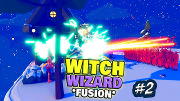 Witch Wizard vs Every Faction #2 - Totally Accurate Simulator Unit Creator Update Gameplay