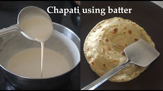 (ಚಪಾತಿ ಹೊಸವಿಧಾನ) Chapati using liquid batter or dough | Chapathi no rolling & no kneading