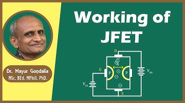 Working of JFET | How JFET works? | JFET working animation