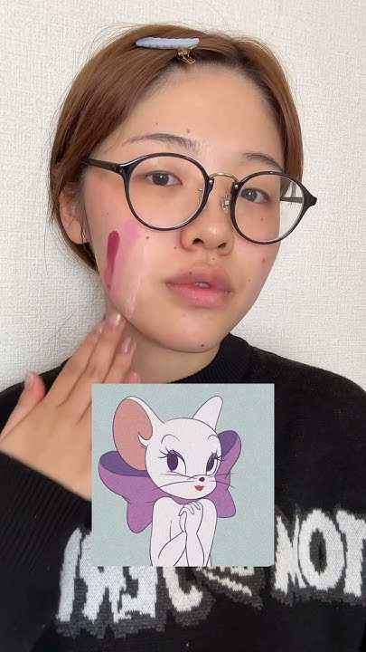 トゥードルスメイク🎀 トムとジェリー makeup anime トゥードルス トゥードルスメイク ピンクメイク 流行り