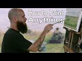 How to Paint Anything, the Thinking Behind the Artist. Cesar Santos vlog 104