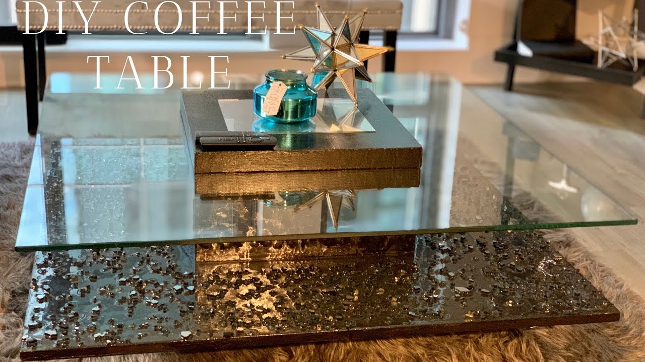 DIY GLAM COFFEE TABLE!! YouTube