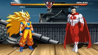GOKU vs OMNIMAN - Amazing epic fight battle !