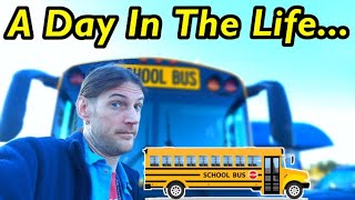 A School Bus Driver's WHOLE DAY