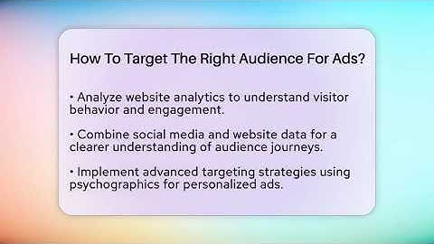 How To Target The Right Audience For Ads? - Everyday-Networking