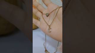 link di bio no : 223. Kalung Dua Bandul #kalung #kalungcantik #kalungdualayer #racunshopee