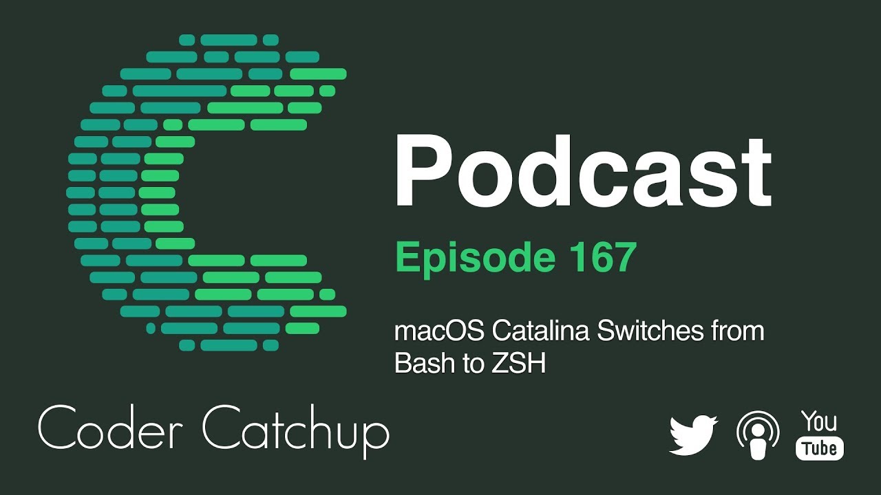 Episode 167 - macOS Catalina Switches from Bash to ZSH - YouTube