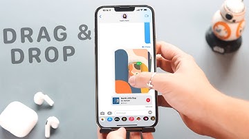 How to use Drag & Drop on iPhone