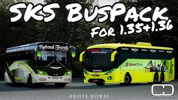 [ETS2 Bus Simulator BD] New SKS for v 1.35 & 1.36 Review + Link | Cobra Digital Workshop|
