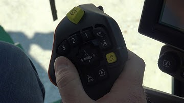 John Deere S700 Series Multifunction Control Lever Set Up