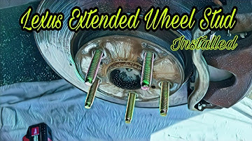 2008 Lexus IS250 Extended Wheel Stud Installed